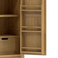 Dorchester Larder Unit - 2 Door - 4 Drawer - Rustic Oak