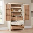 Windsor White Painted 2 Door 2 Drawer Tall Larder Unit thumbnail