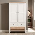 Windsor White Painted 2 Door 2 Drawer Tall Larder Unit thumbnail 3