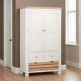 Windsor White Painted 2 Door 2 Drawer Tall Larder Unit thumbnail 2