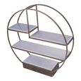 Belvedere Buffet Stand - Aged Gold - Multi Tier