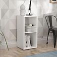Mauro Shelving Unit - 2 Open - Matt White