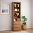 Clearance - Fribo Shelving Unit - 3 Drawer - Tall - Ribbeck Oak - A541