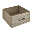 Landon Retro Bookcase - Distressed Grey Oak - 9654096PCOMUK
