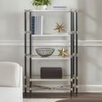 Allessi Shelving Unit - Clear Glass and Chrome - Large