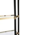 Allessi Shelving Unit - Glass and Champagne - Large