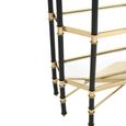 Allessi Shelving Unit - Glass and Champagne - Large