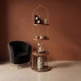 Horizon Shelving Unit - Large Cage - Gold Metal