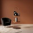 Horizon Shelving Unit - Small Cage - Gold Metal