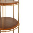 Horizon Shelving Unit - Large Cage - Gold Metal
