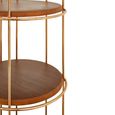 Horizon Shelving Unit - Small Cage - Gold Metal