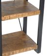 Nairobi Shelving Unit - Tall - Natural - Rustic Mango Wood