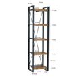 Nairobi Shelving Unit - Tall - Natural - Rustic Mango Wood