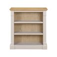 Chateau Bookcase - Low - Grey Painted - Pine
