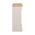 Chateau Bookcase - Low - Grey Painted - Pine
