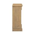 Chateau Bookcase - Low - Natural - Rustic Pine
