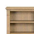 Chateau Bookcase - Low - Natural - Rustic Pine
