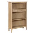 Cotswold Oak Bookcase - 1 Drawer - Low - Natural