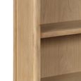 Cotswold Oak Bookcase - 1 Drawer - Low - Natural
