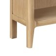 Cotswold Oak Bookcase - 1 Drawer - Low - Natural
