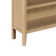 Cotswold Oak Bookcase - 1 Drawer - Tall - Natural