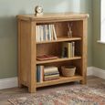 Dorchester Bookcase - Low - Rustic Oak