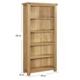 Dorchester Bookcase - Large - Rustic Oak