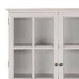 Provence Painted Bookcase - 2 Door - 2 Drawer - Low - Truffle