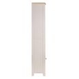 Windermere Painted Bookcase - 1 Door - Tall - Oyster Grey