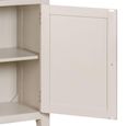 Windermere Painted Bookcase - 1 Door - Tall - Oyster Grey