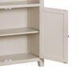 Windermere Painted Bookcase - 2 Door - Oyster Grey