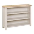 Windermere Painted Bookcase - Low - Oyster Grey