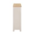 Windermere Painted Bookcase - Low - Oyster Grey