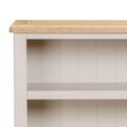 Windermere Painted Bookcase - Low - Oyster Grey