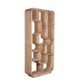 Brix Logan Open Shelving Unit - Almond - Mango Wood