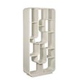 Brix Logan Open Shelving Unit - Off White - Mango Wood