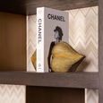 Rivertree Bookcase - 2 Door - Brown - Oak