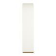 Tivoli Fluted Storage Cabinet - 2 Door - Arched - with Gold Trim - White - Ceramic
