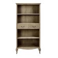 Camille Bookcase - 2 Drawer - Tall - French Style - Natural - Limed Oak
