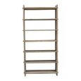 Open Shelving Unit - Wide - Natural Weathered - Wooden