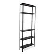 Wellington Open Shelving Unit - Black - Metal