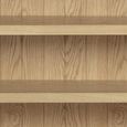 Treviso Oak Low Bookcase