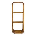Curved Edge Mango Wood Tall Bookshelf thumbnail 2