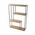 Bastia Shelving Unit Open Teak Wood thumbnail 2