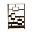 Cube Goa Petite Bookcase - Geometric - Rustic Sheesham