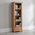 Melbourne Country Oak Bookcase - 1 Drawer - Tall - Rustic