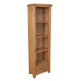 Melbourne Country Oak Bookcase - 1 Drawer - Tall - Rustic