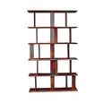 Goa Abstract Shelving Unit - Rustic Sheesham