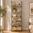Wooden 1 Drawer Ladder Shelving Unit thumbnail