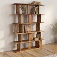 Surya Century Natural Mango Wood Abstract Shelving Unit thumbnail